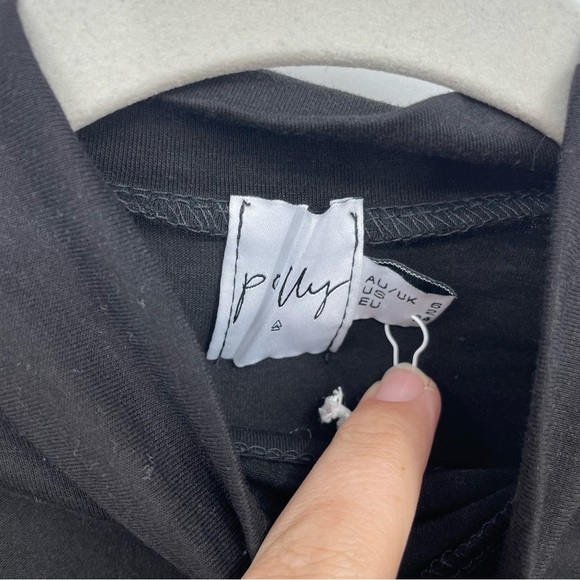 NWT Princess Polly Priska top Sz 2 black - Picture 5 of 8